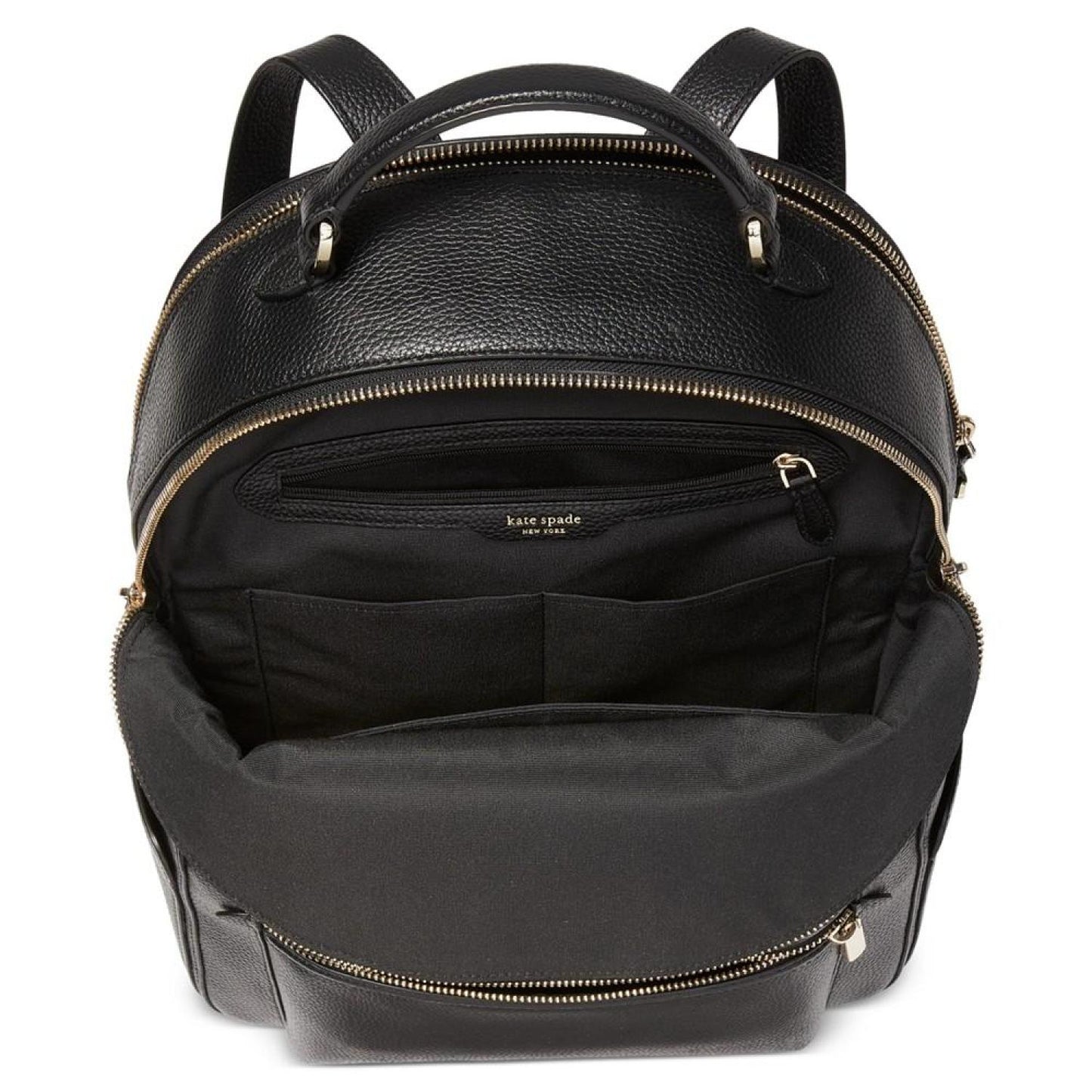 Hudson Pebble Leather Backpack