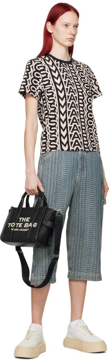 Black 'The Woven Small Tote Bag' Tote