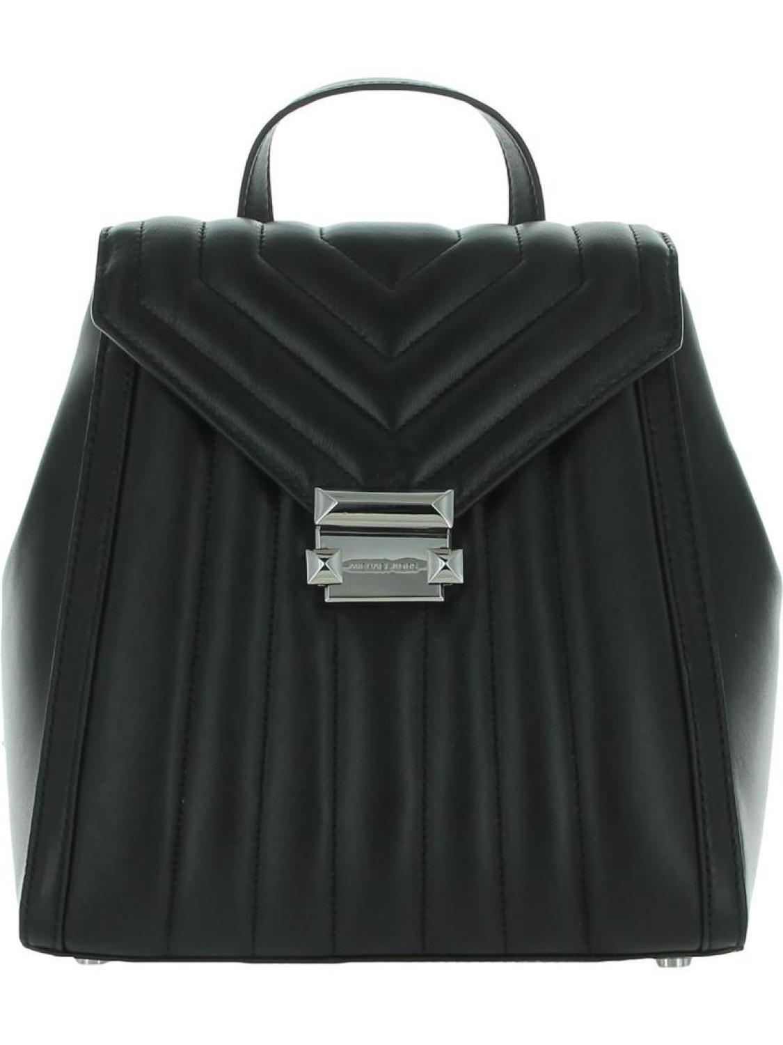 Whitney Womens Leather Quilted Backpack