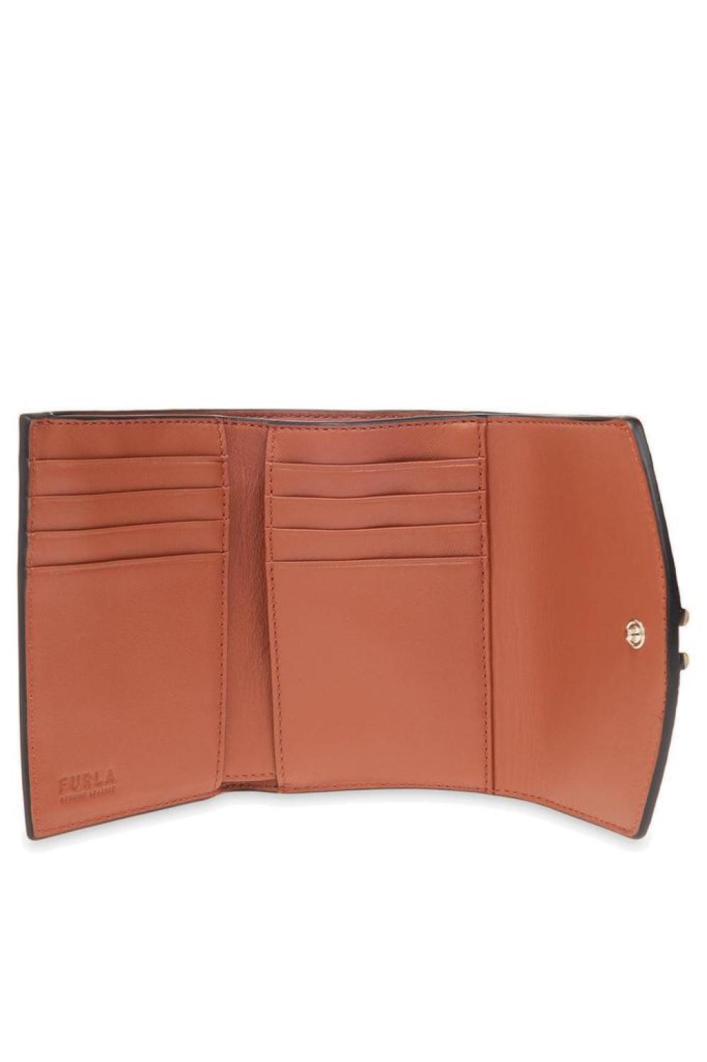Furla Logo Plaque Zip Detailed Wallet