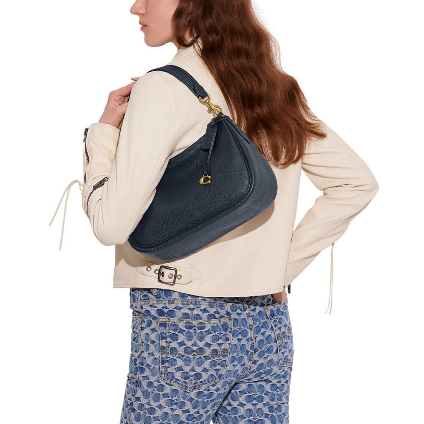 Soft Pebble Leather Cary Convertible Crossbody