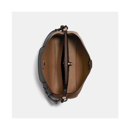 Pebble Leather Willow Shoulder Bag with Convertible Straps