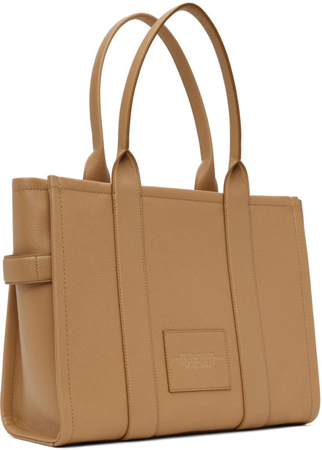Beige 'The Leather Large' Tote