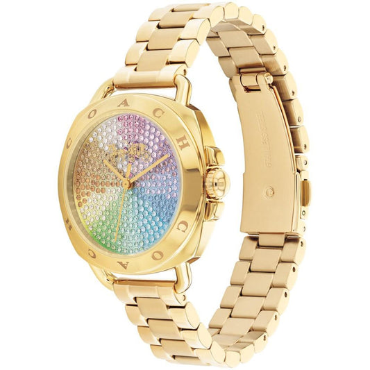 Women's Tatum Gold-Tone Stainless Steel Bracelet Watch, 34mm