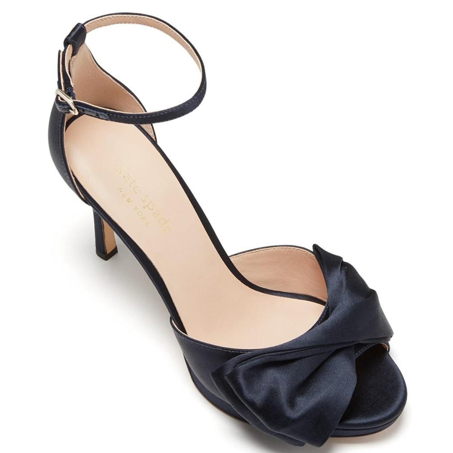 Women's Bridal Satin Evening Dress Heels