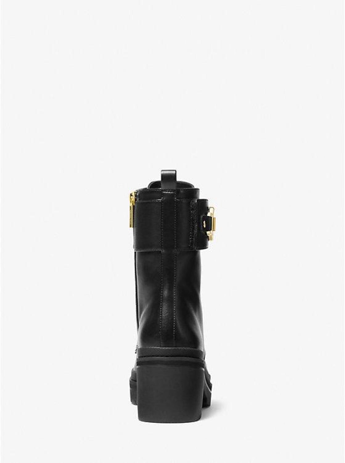 Rory Faux Leather Combat Boot