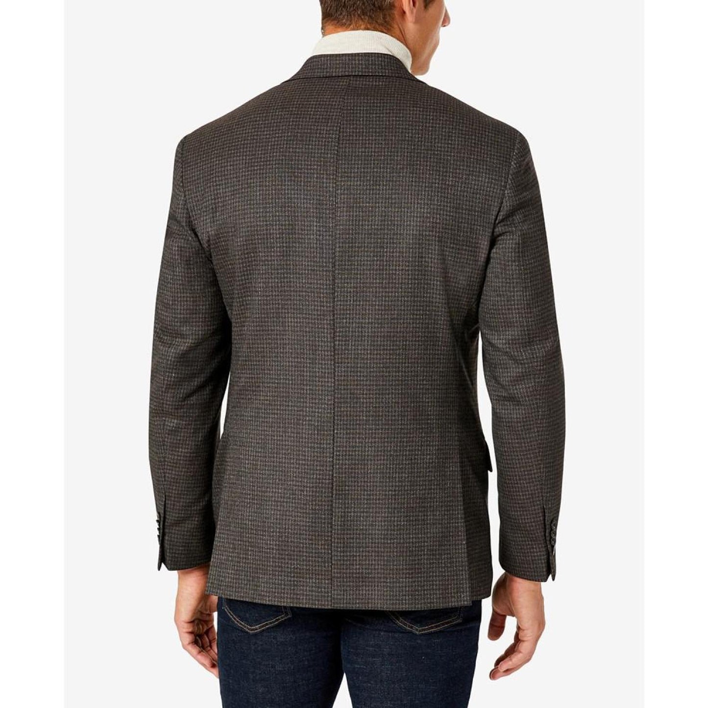 Men's Modern-Fit Pattern Check Sport Coats