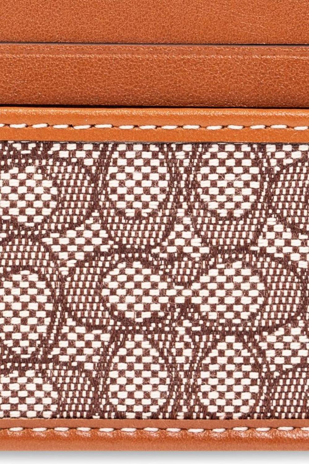 Coach Logo Jacquard Card Holder
