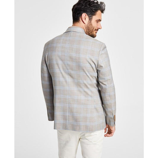 Men's Modern-Fit Plaid Sport Coat