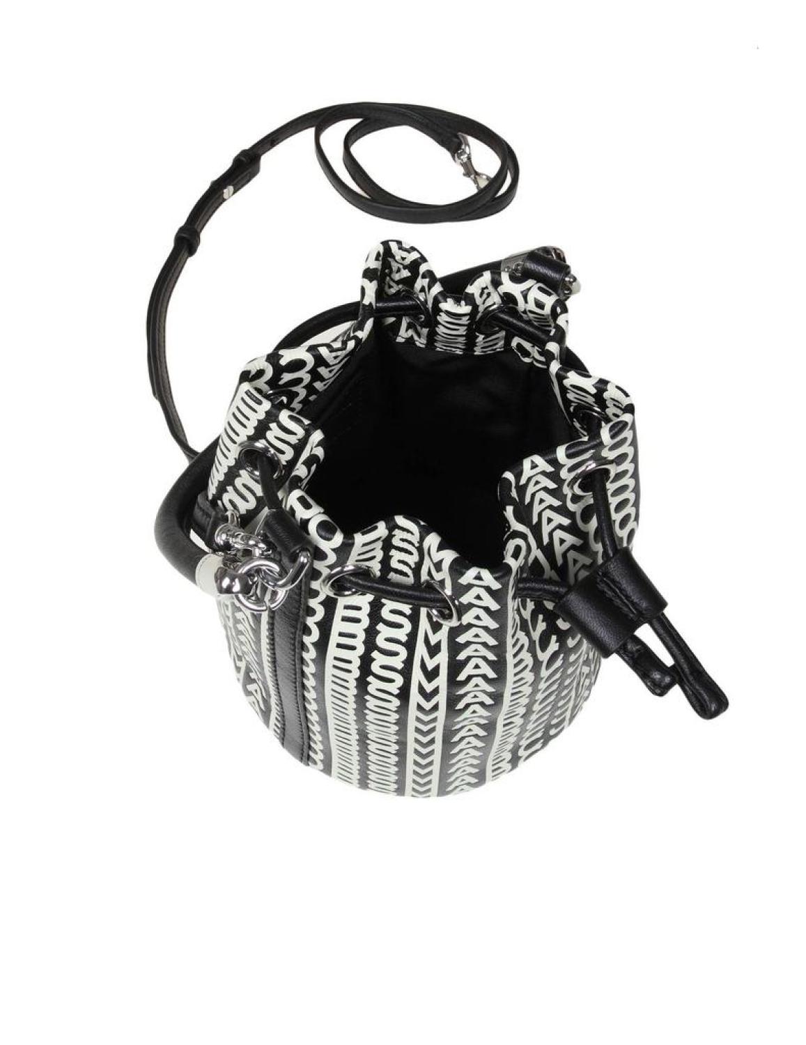 Marc Jacobs Monogram Printed Drawstring Bucket Bag
