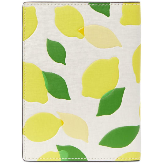 Morgan Lemon Toss Saffiano Leather Passport Holder