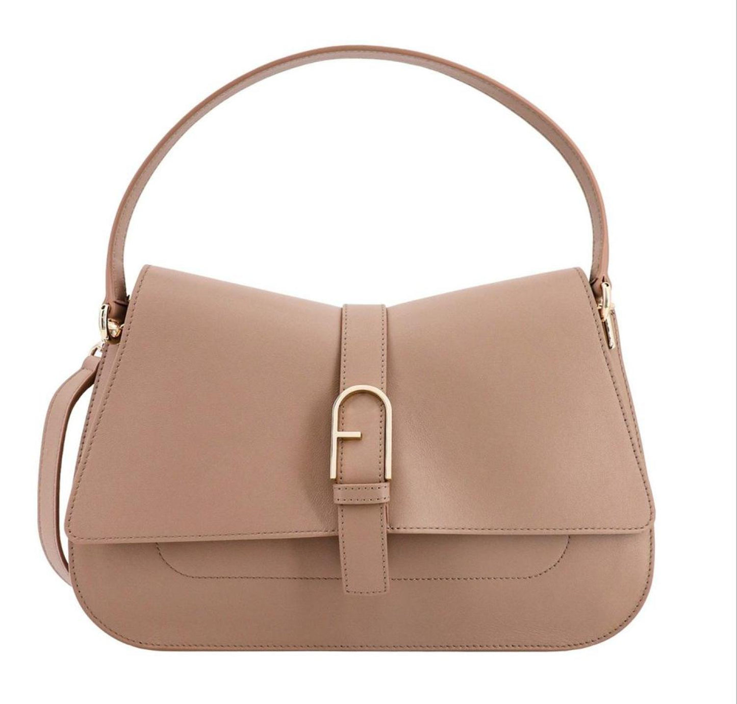 Furla Flow Logo Plaque Large Tote Bag