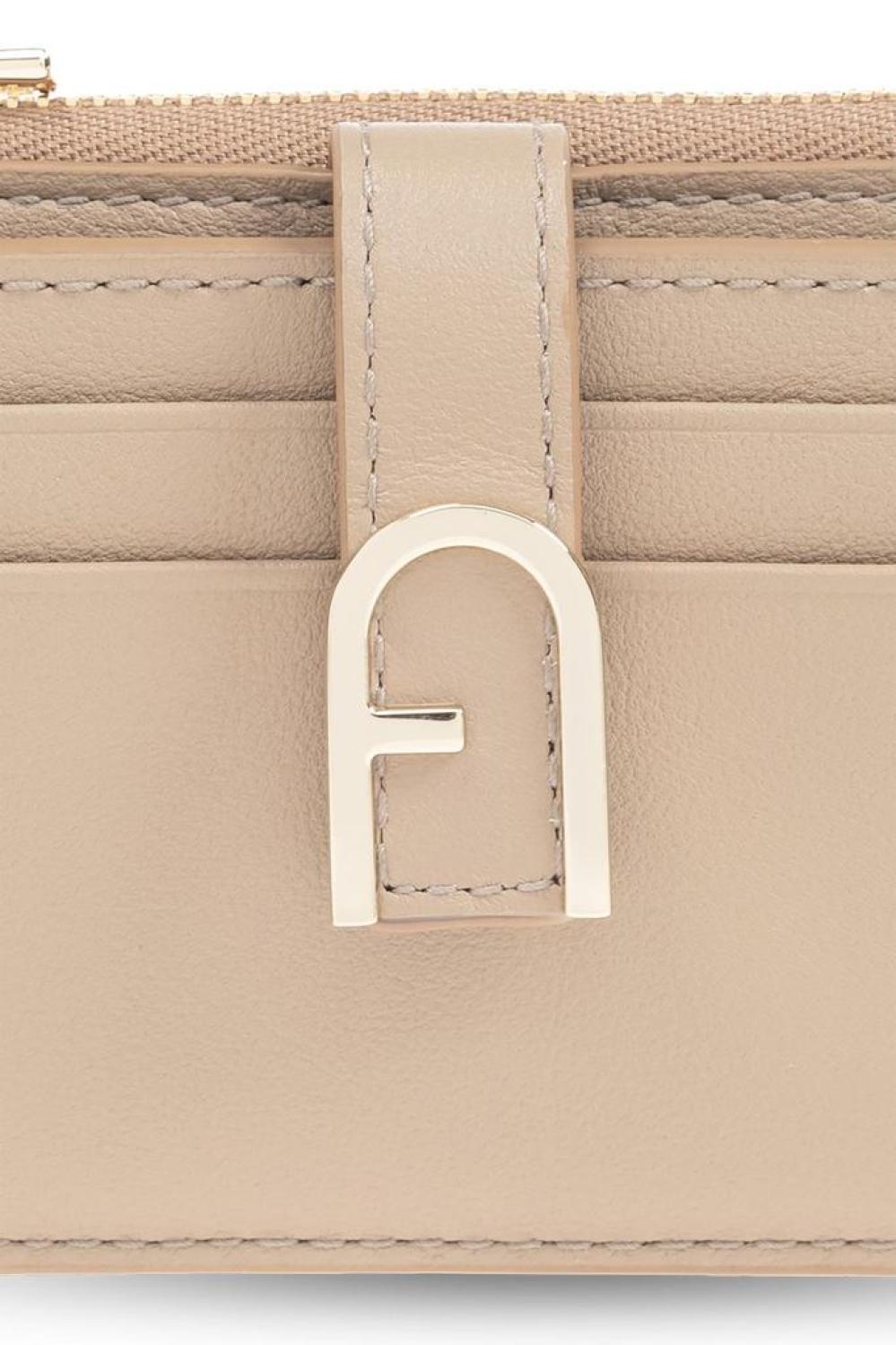 Furla Flow Logo Plaque Card Case