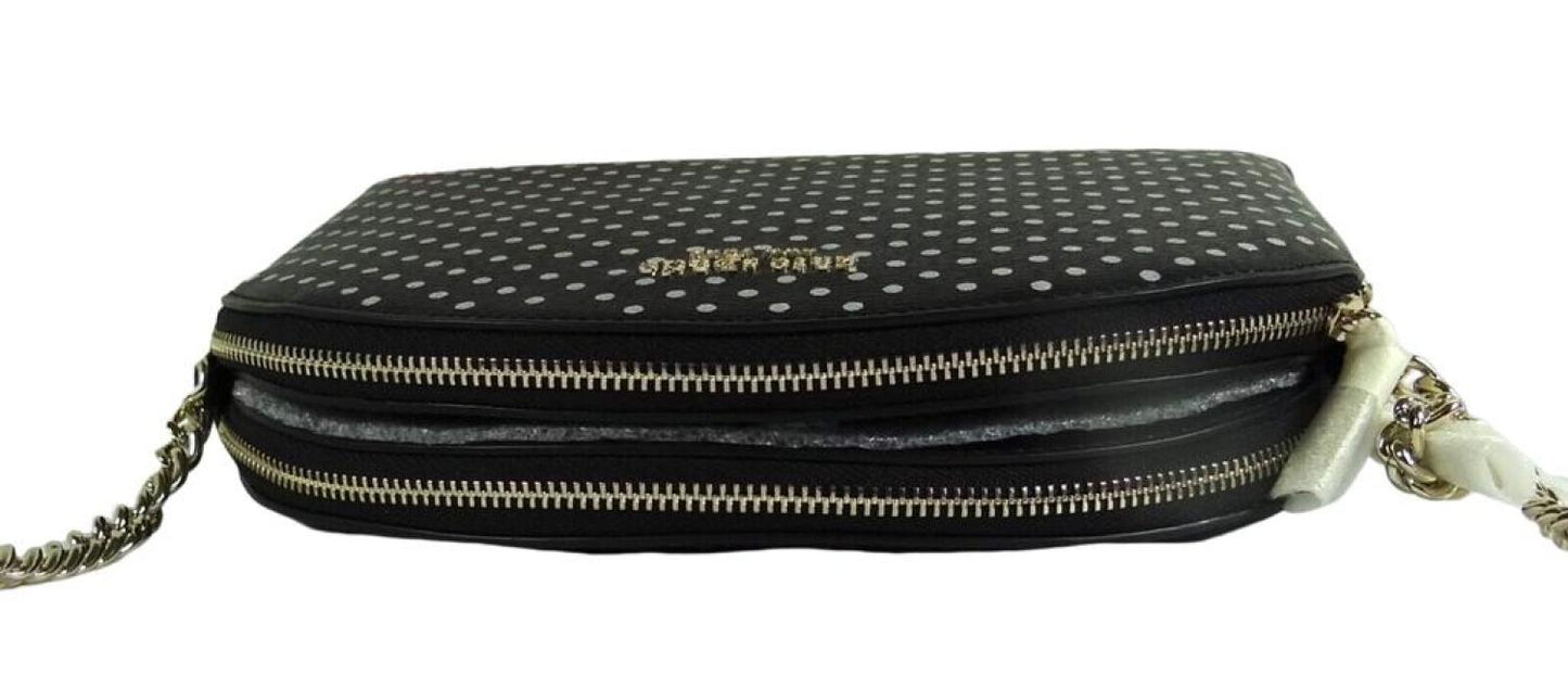 Kate Spade Women's New York Spencer Metallic Dots Doule Zip Crossody ag