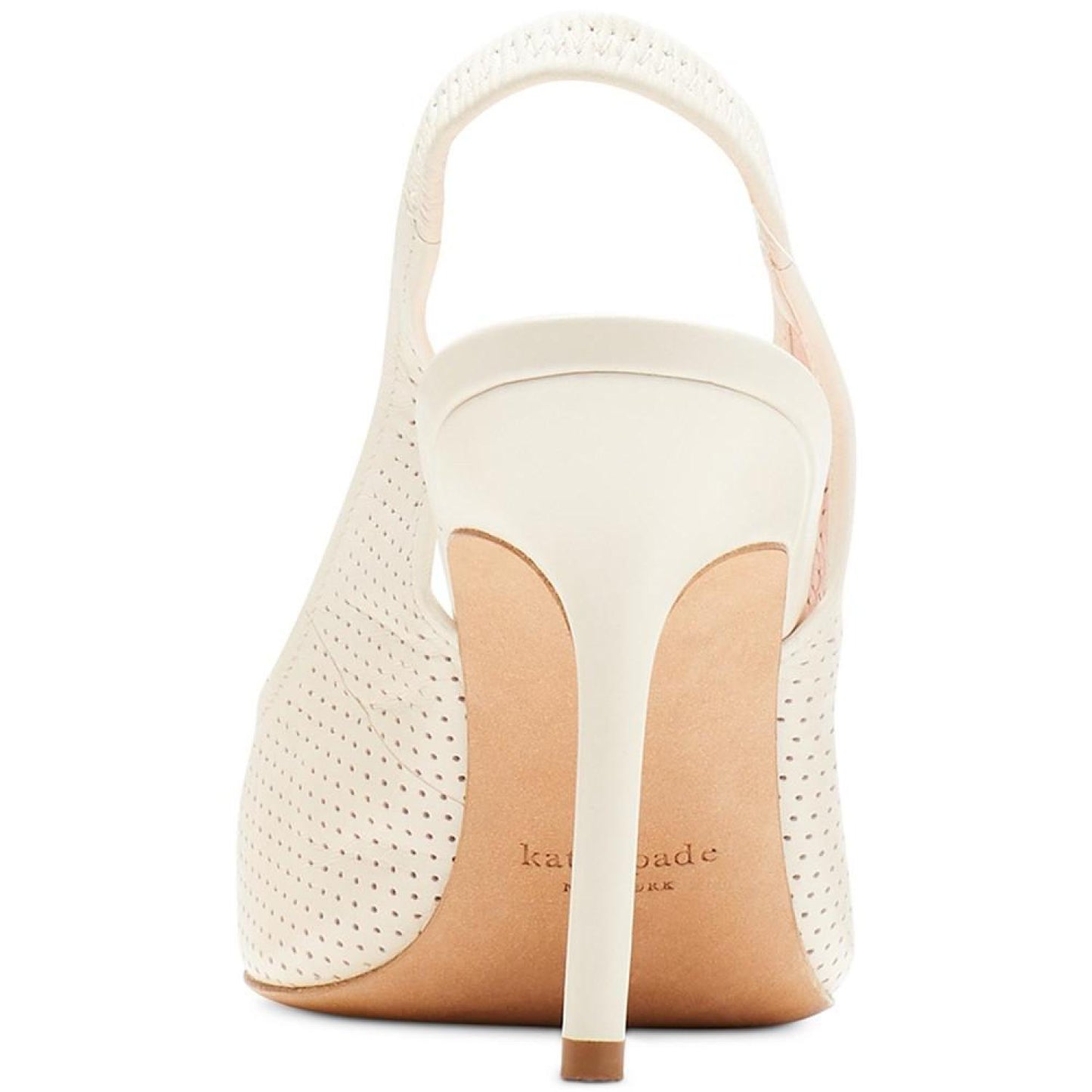 Women's Veronica Pointed-Toe Perforated Slingback Pumps