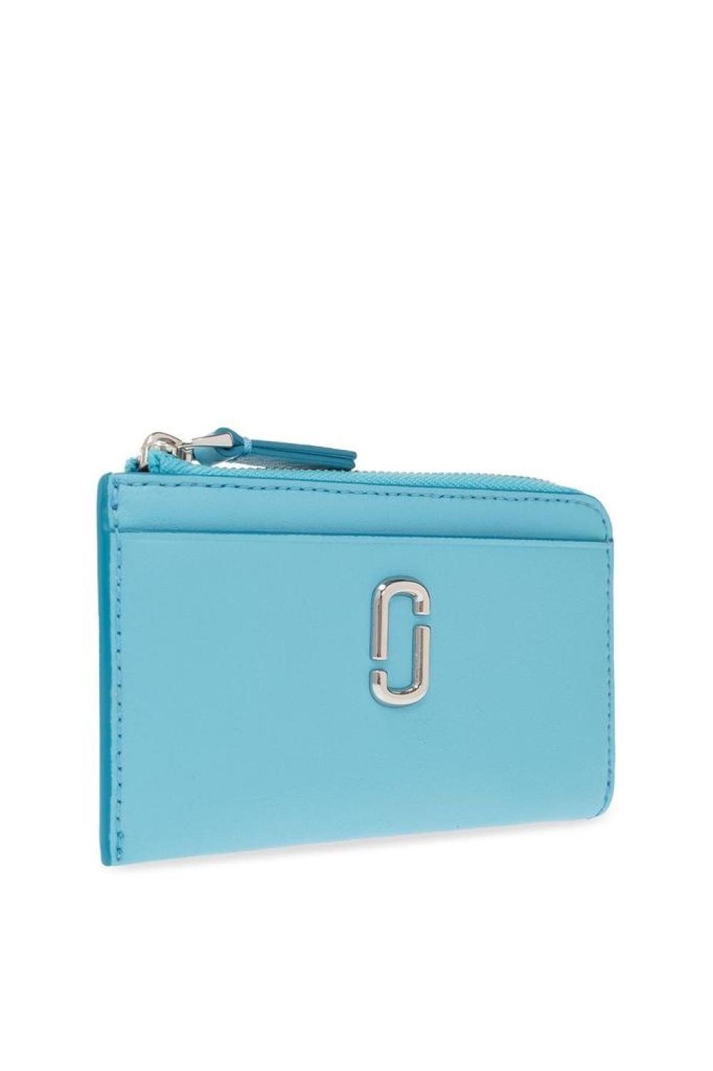 Marc Jacobs Logo Plaque Zip-Up Wallet