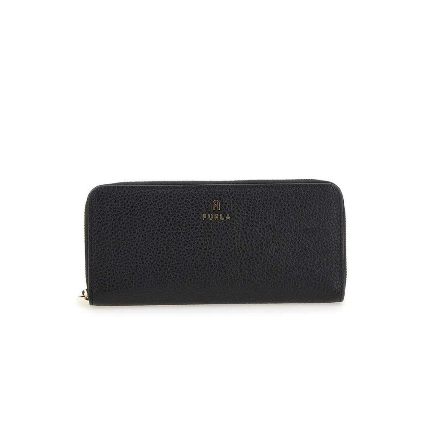 Furla Camelia Logo Plaque Zipped Wallet