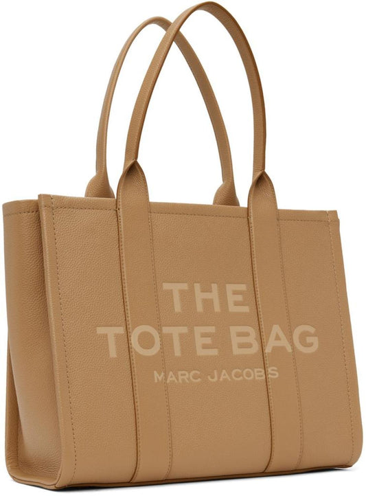 Beige 'The Leather Large' Tote