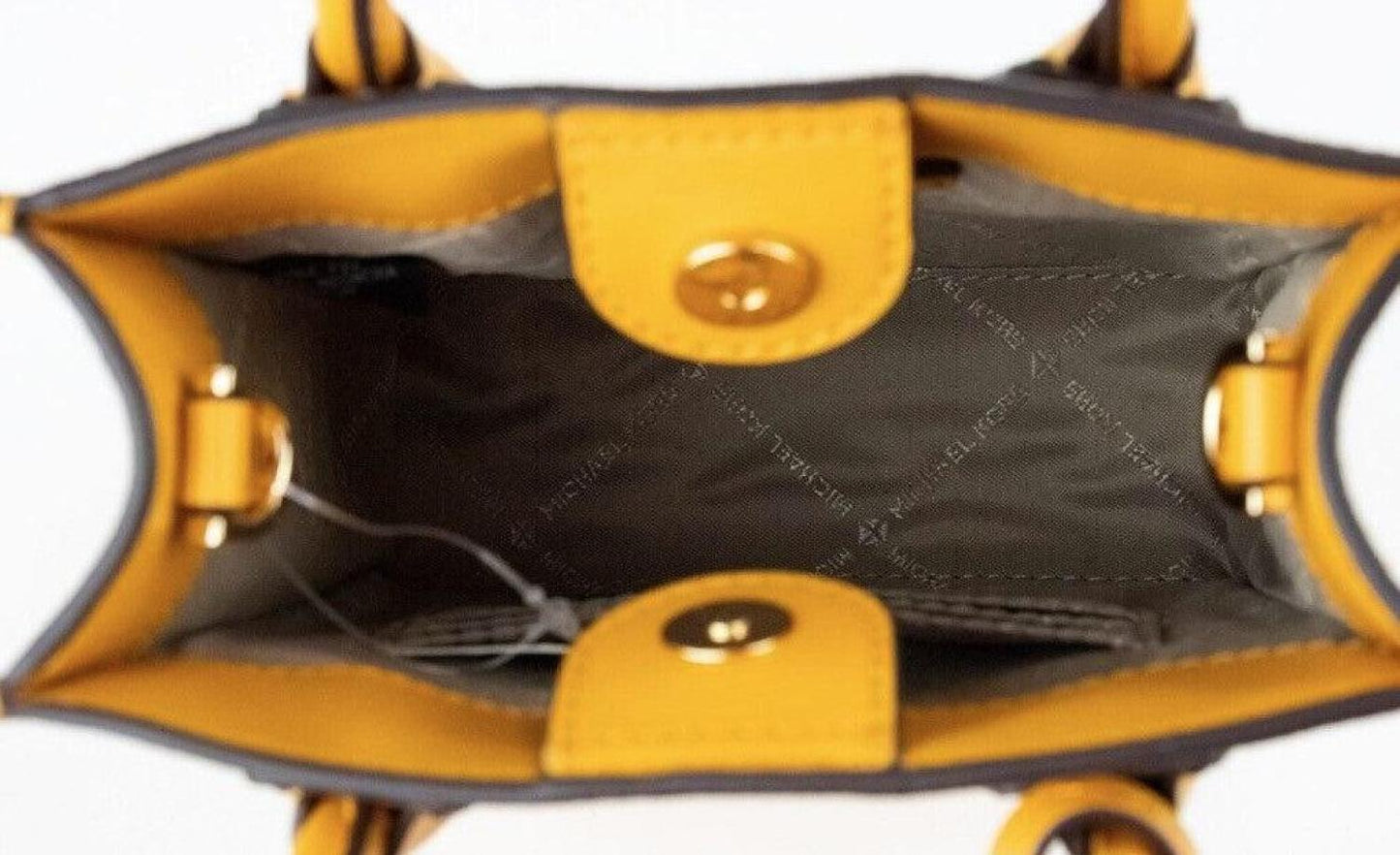 Michael Kors Mercer XS Honeycomb Signature PVC North South Shopper Crossbody Women's Bag