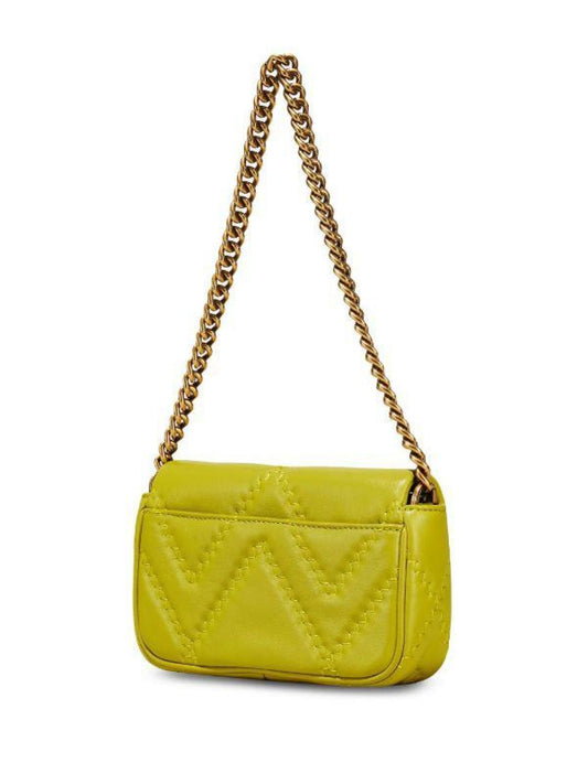 Marc Jacobs Logo Plaque Quilted Shoulder Bag