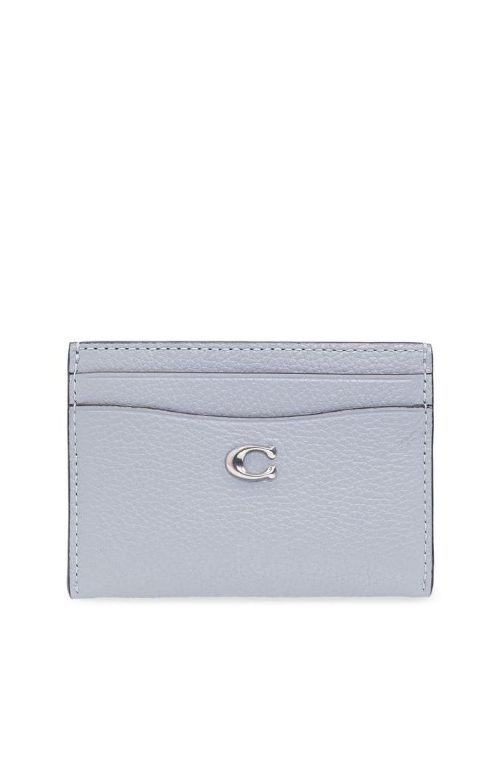 Coach Logo Plaque Card Case