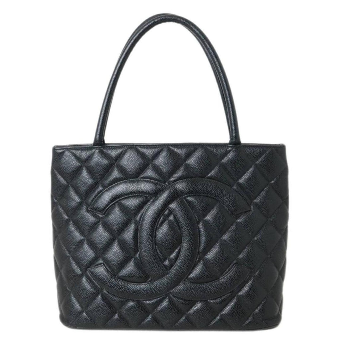 Chanel Medaillon Leather Tote Bag (Pre-Owned)