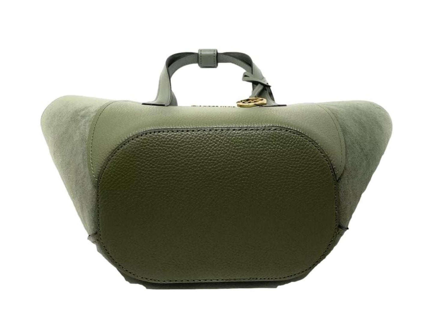 Michael Kors Women's ortia ebbled Leather Suede Tote Bag