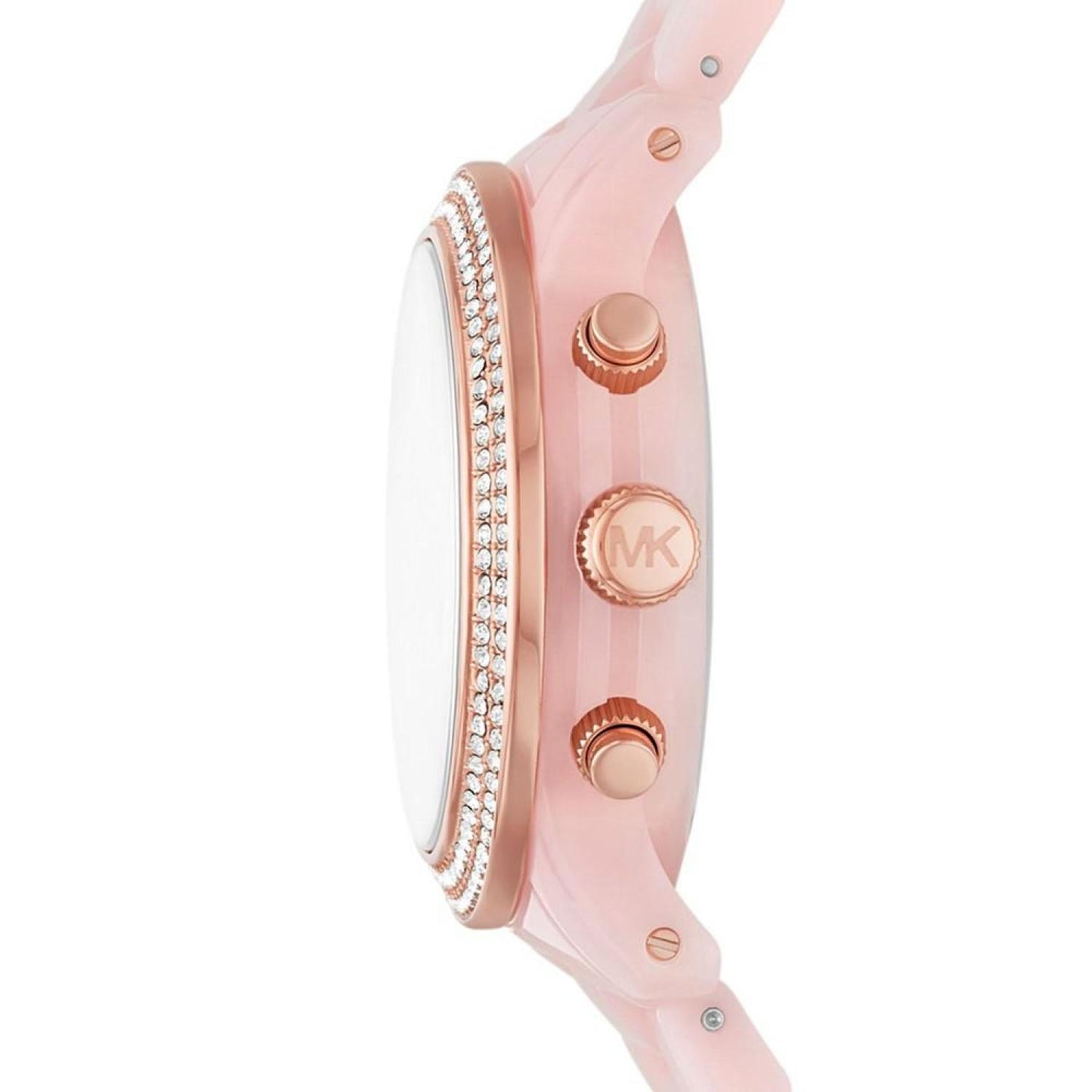 Women's Runway Quartz Chronograph Blush Acetate Watch 38mm