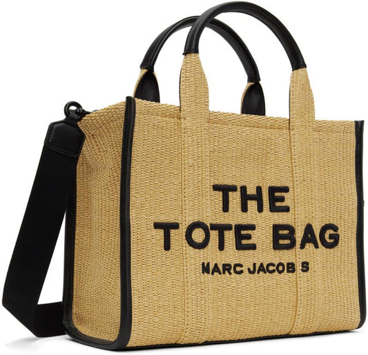 Beige 'The Woven Medium' Tote