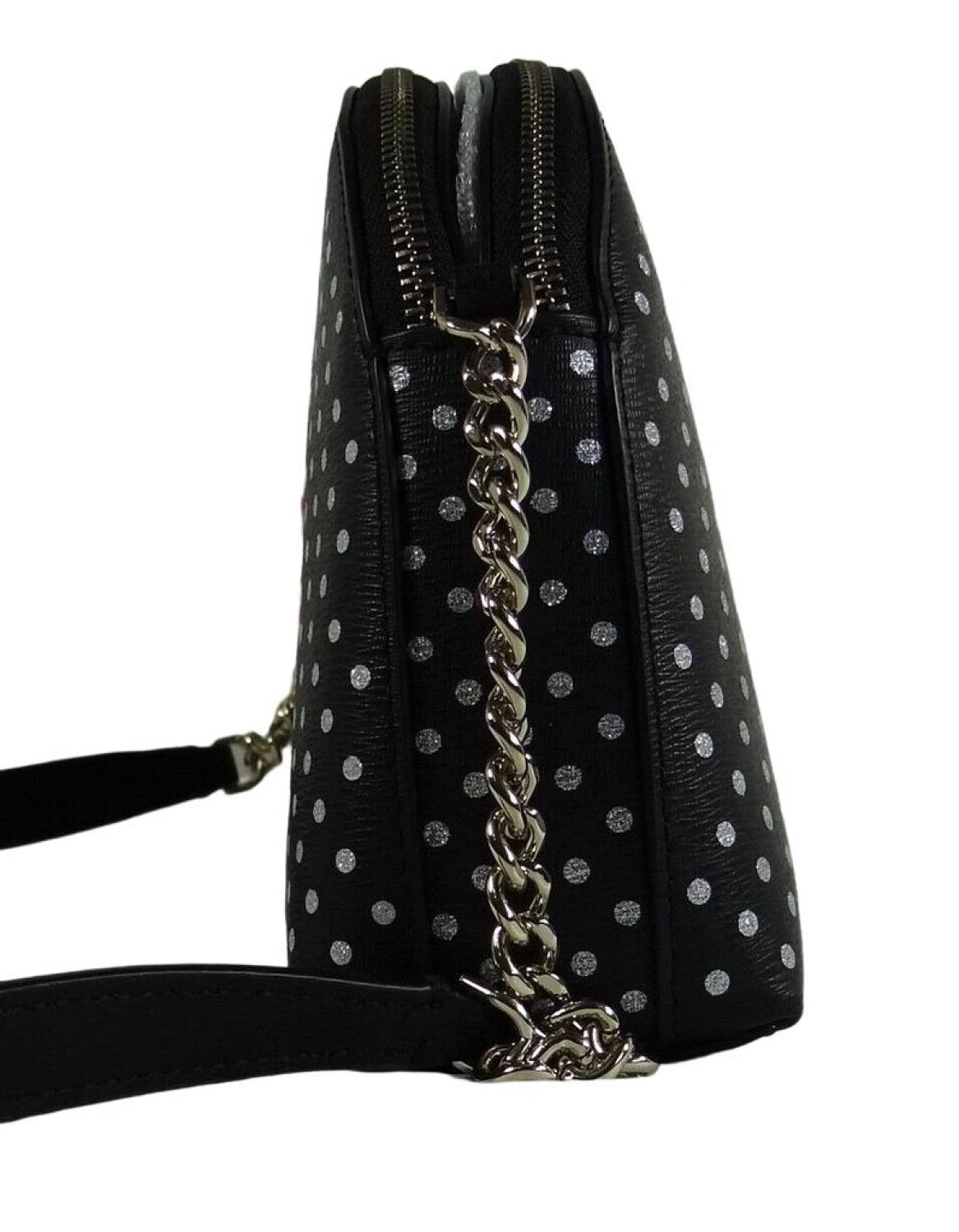 Kate Spade Women's New York Spencer Metallic Dots Doule Zip Crossody ag
