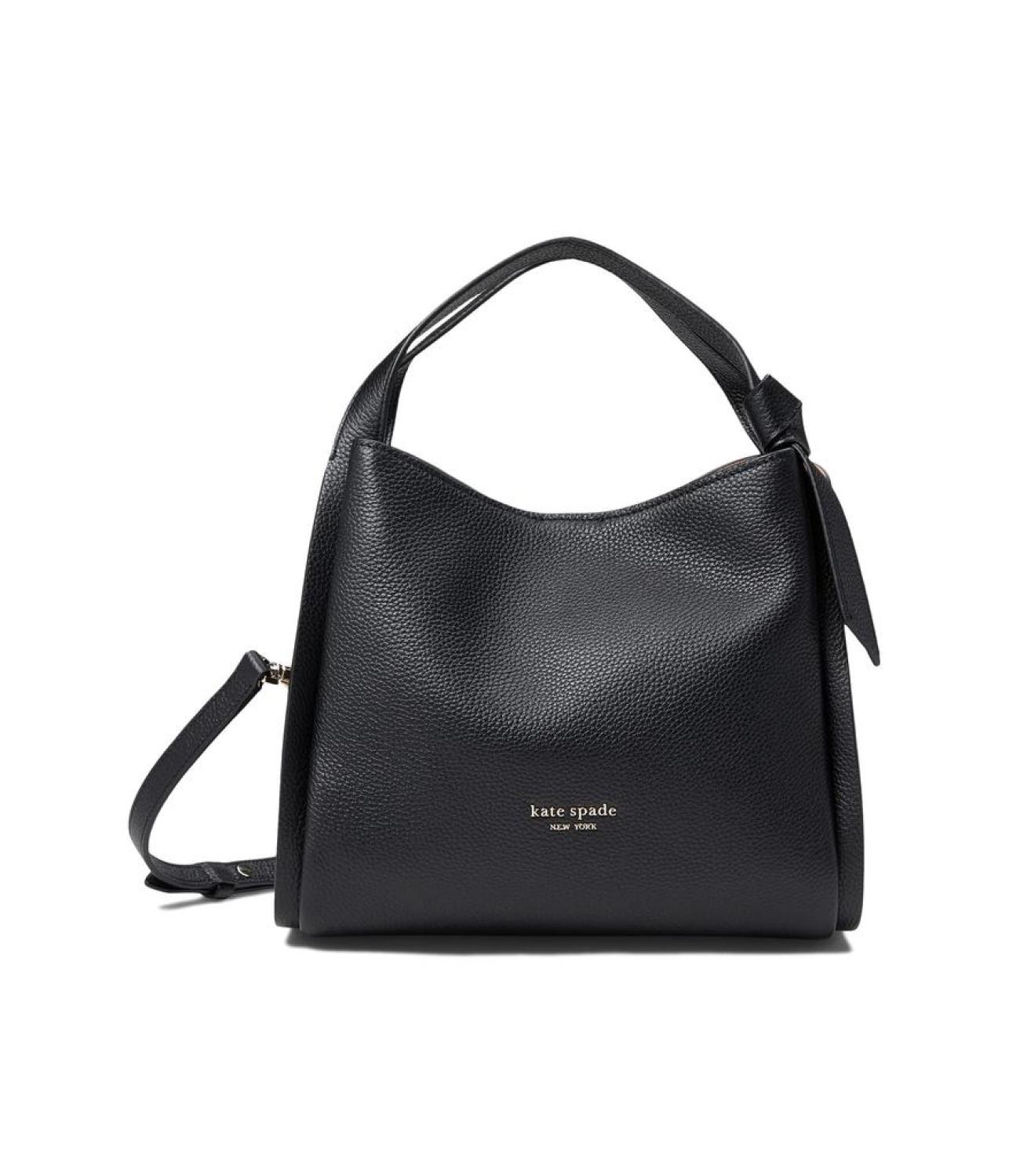 Knott Pebbled Leather Medium Crossbody Tote