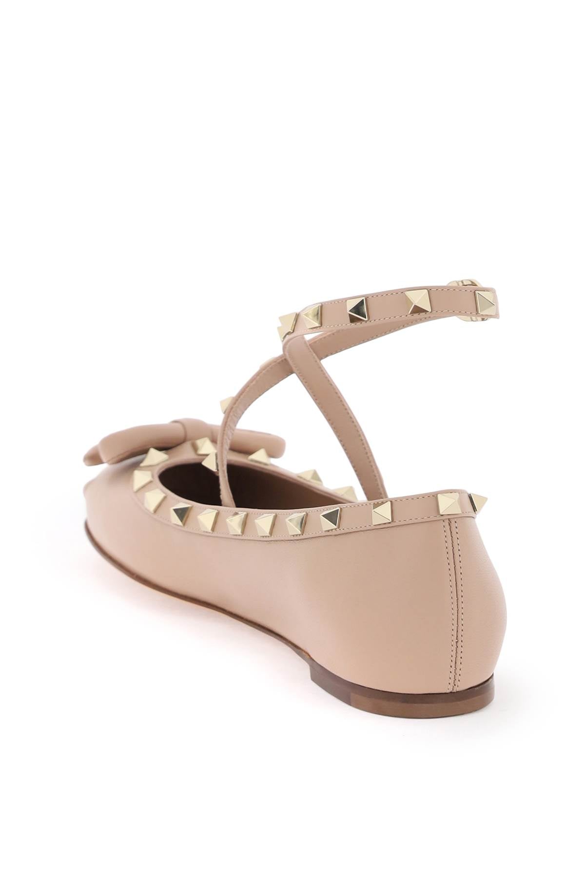 Valentino garavani ballerina rockstud in nappa