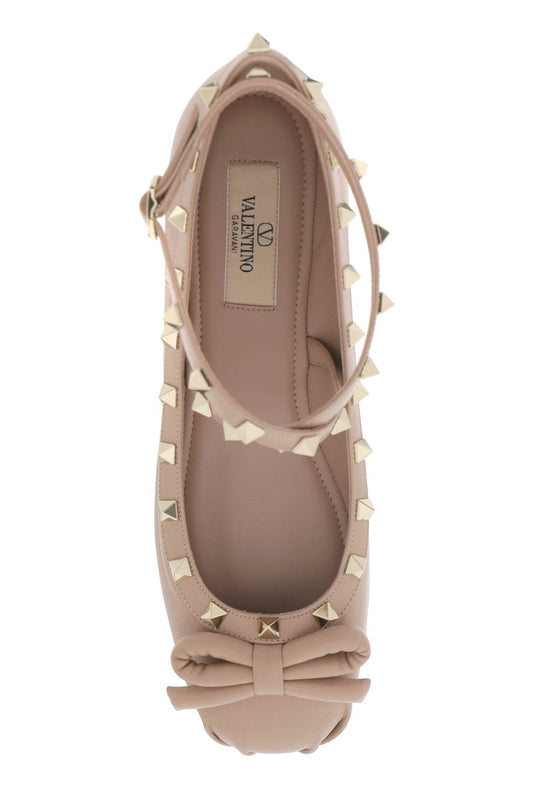 Valentino garavani ballerina rockstud in nappa