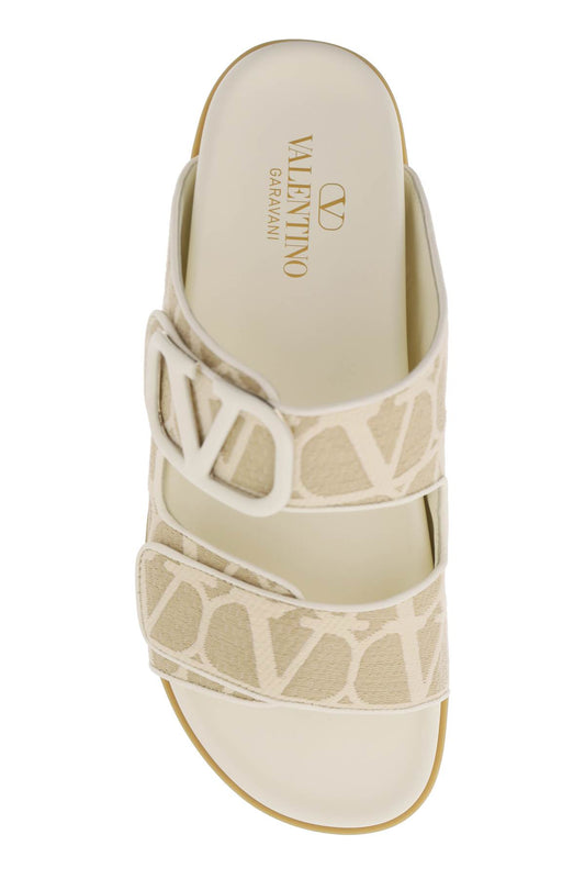 Valentino garavani sandali vlogo toile iconographe