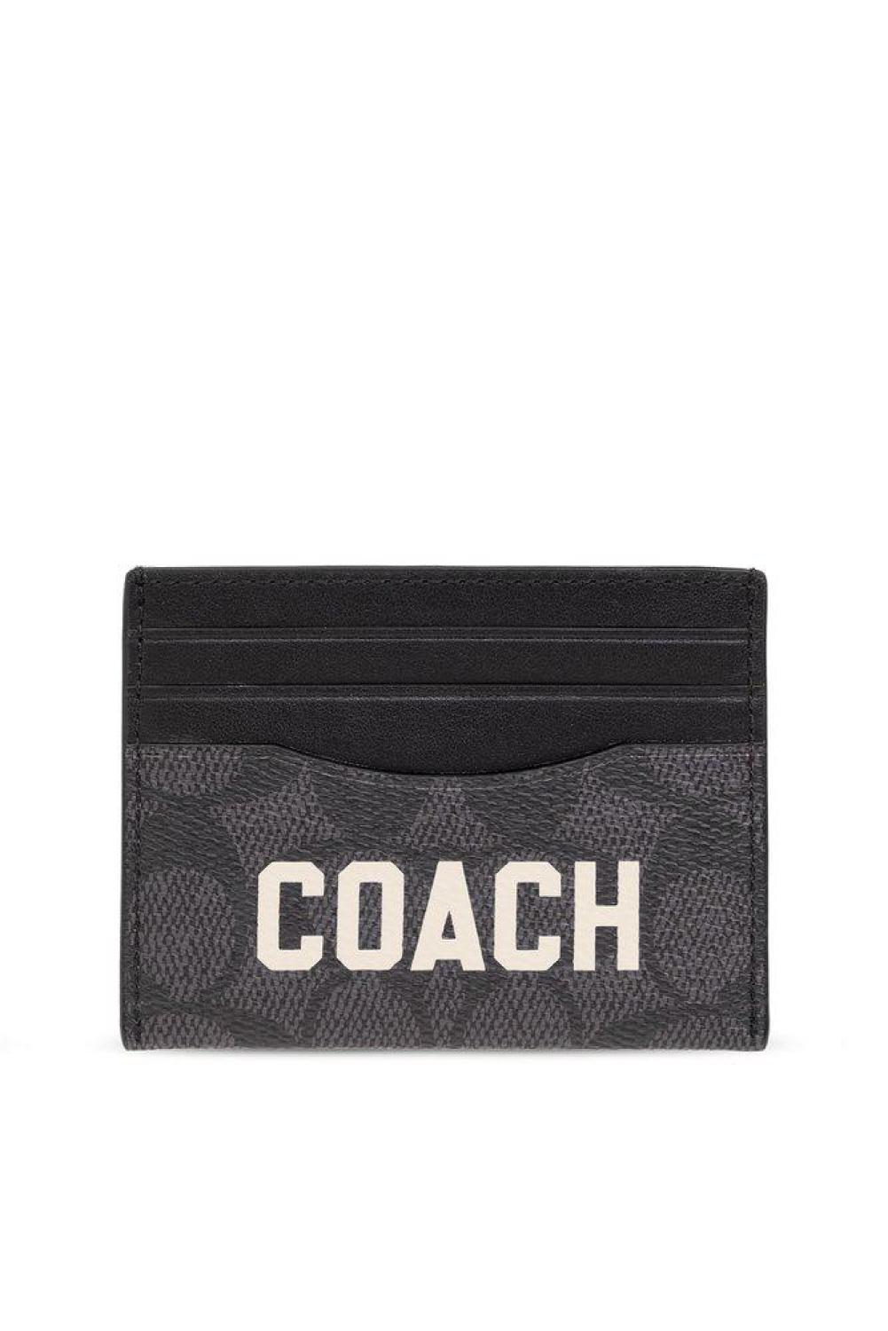 Coach Logo Printed Card Case