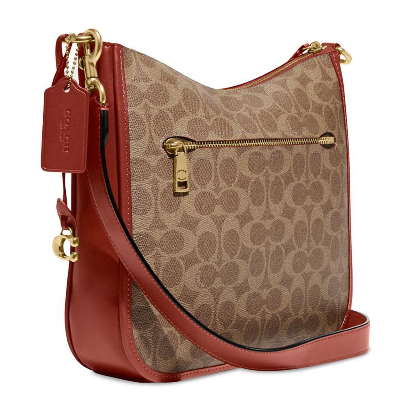 Coated Canvas Signature Chaise Crossbody