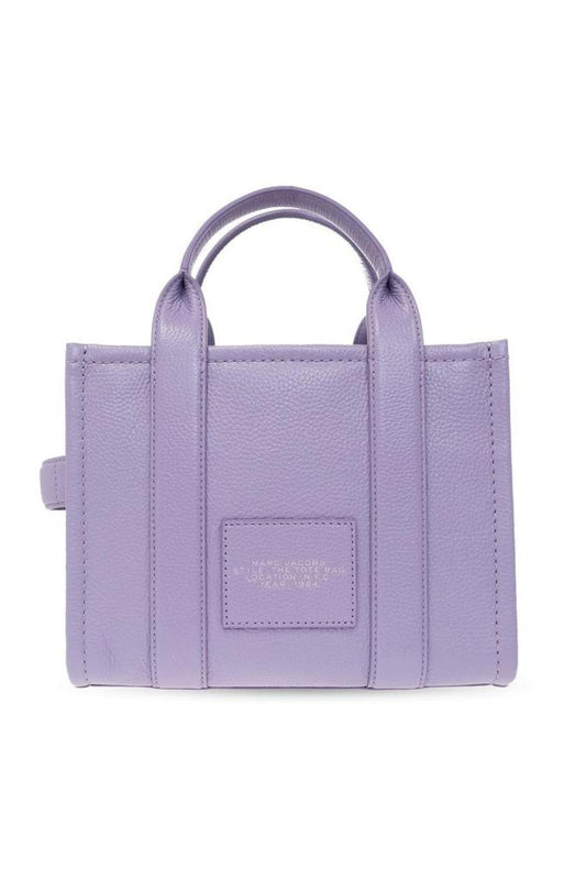 Marc Jacobs Logo Printed Zip-Up Small Tote Bag