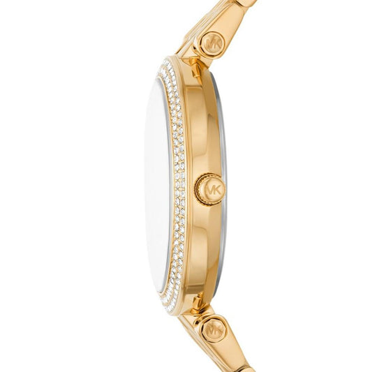 Women's Darci Three-Hand Gold-Tone Stainless Steel Bracelet Strap Watch 33mm