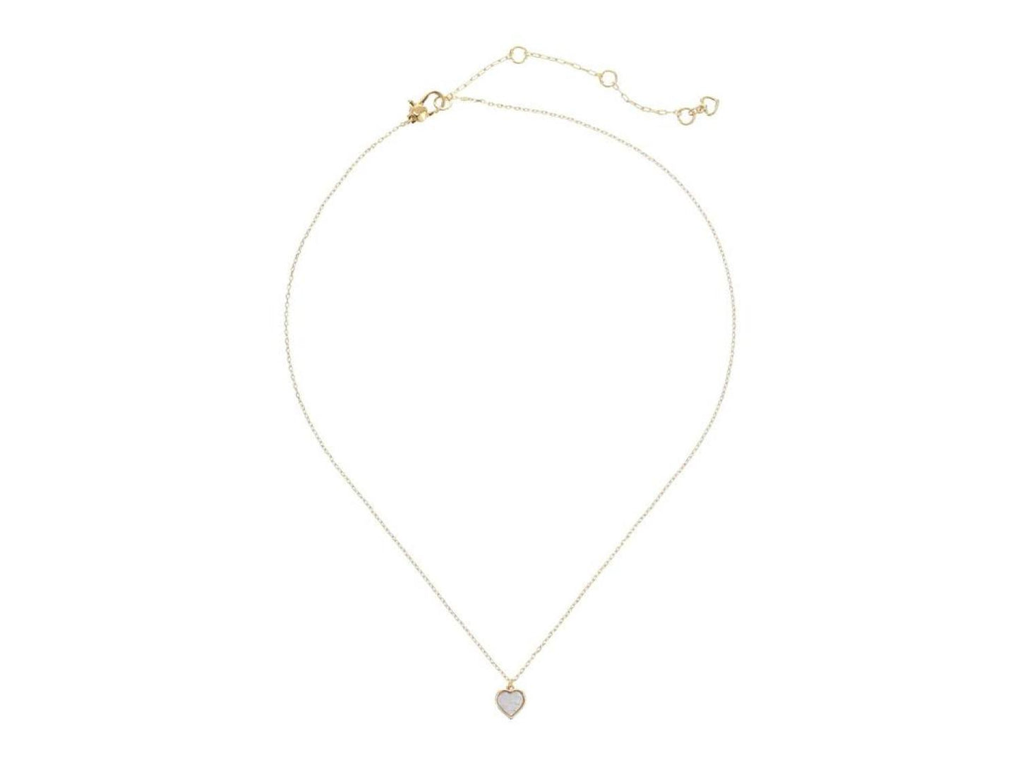 Spade Flower Mini Pendant Necklace