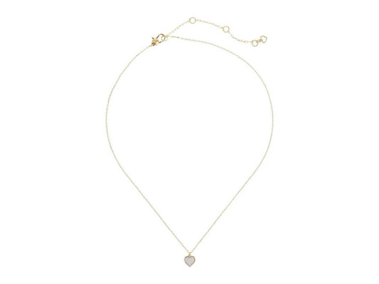 Spade Flower Mini Pendant Necklace