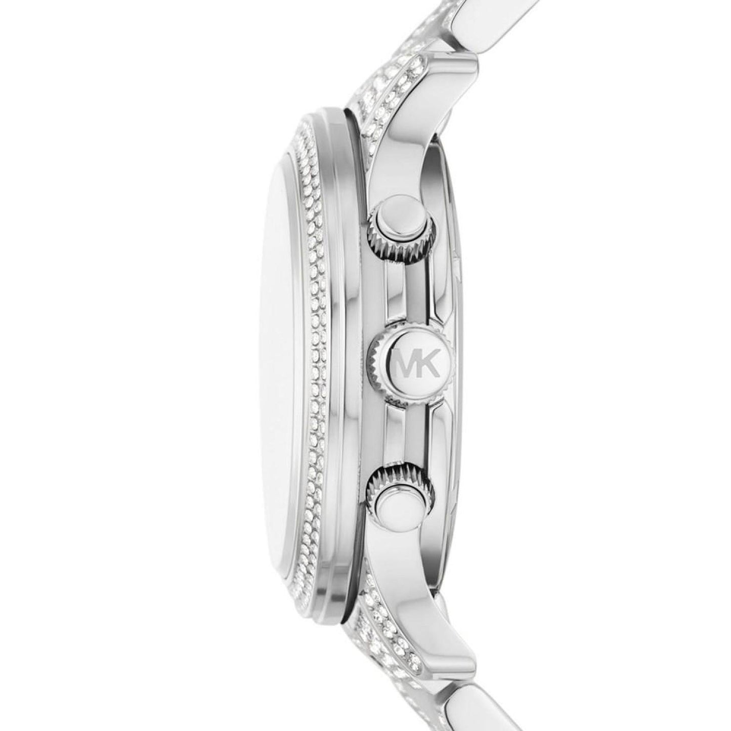 Women's Runway Chronograph Silver-Tone Stainless Steel Watch 38mm