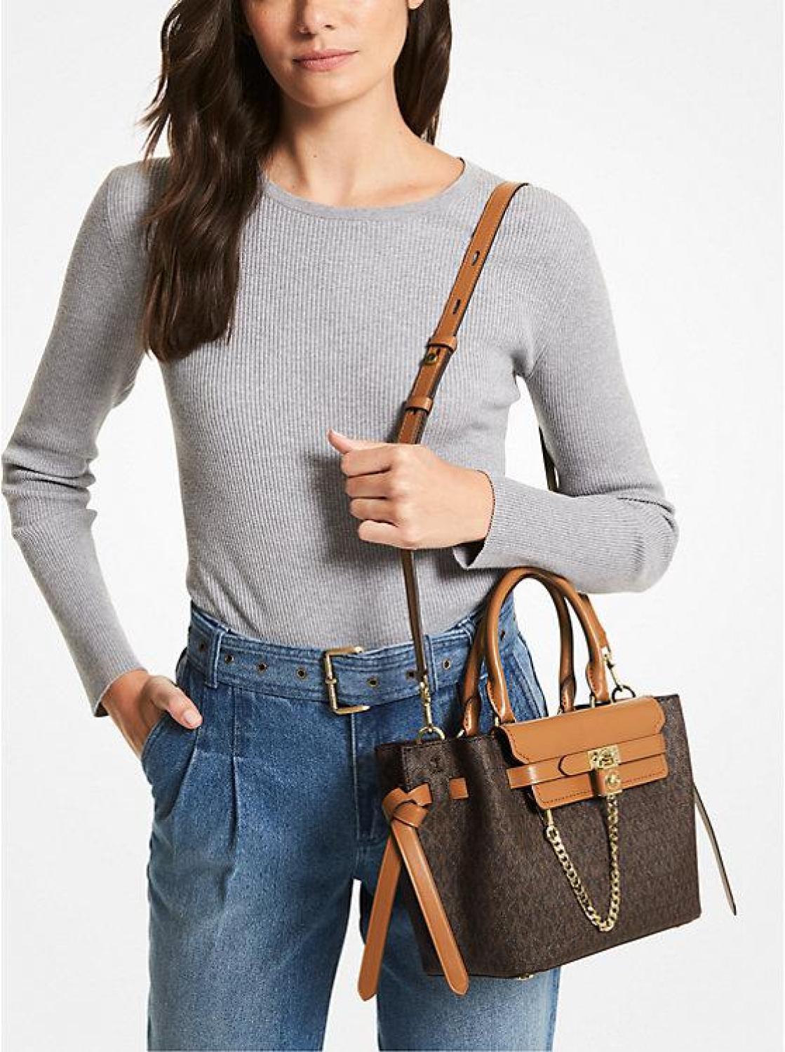 Hamilton Legacy Small Logo Belted Satchel