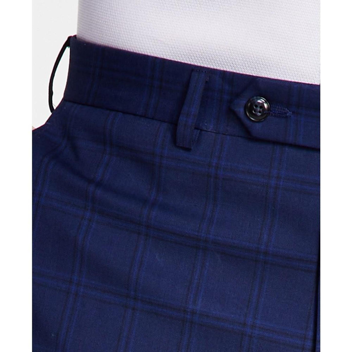 Men's Classic Fit Flat Front Creased Pants