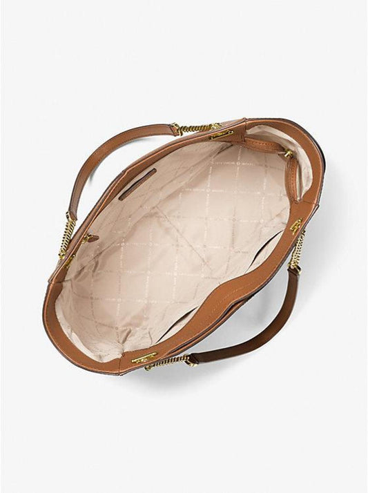 Jet Set Large Saffiano Leather Shoulder Bag