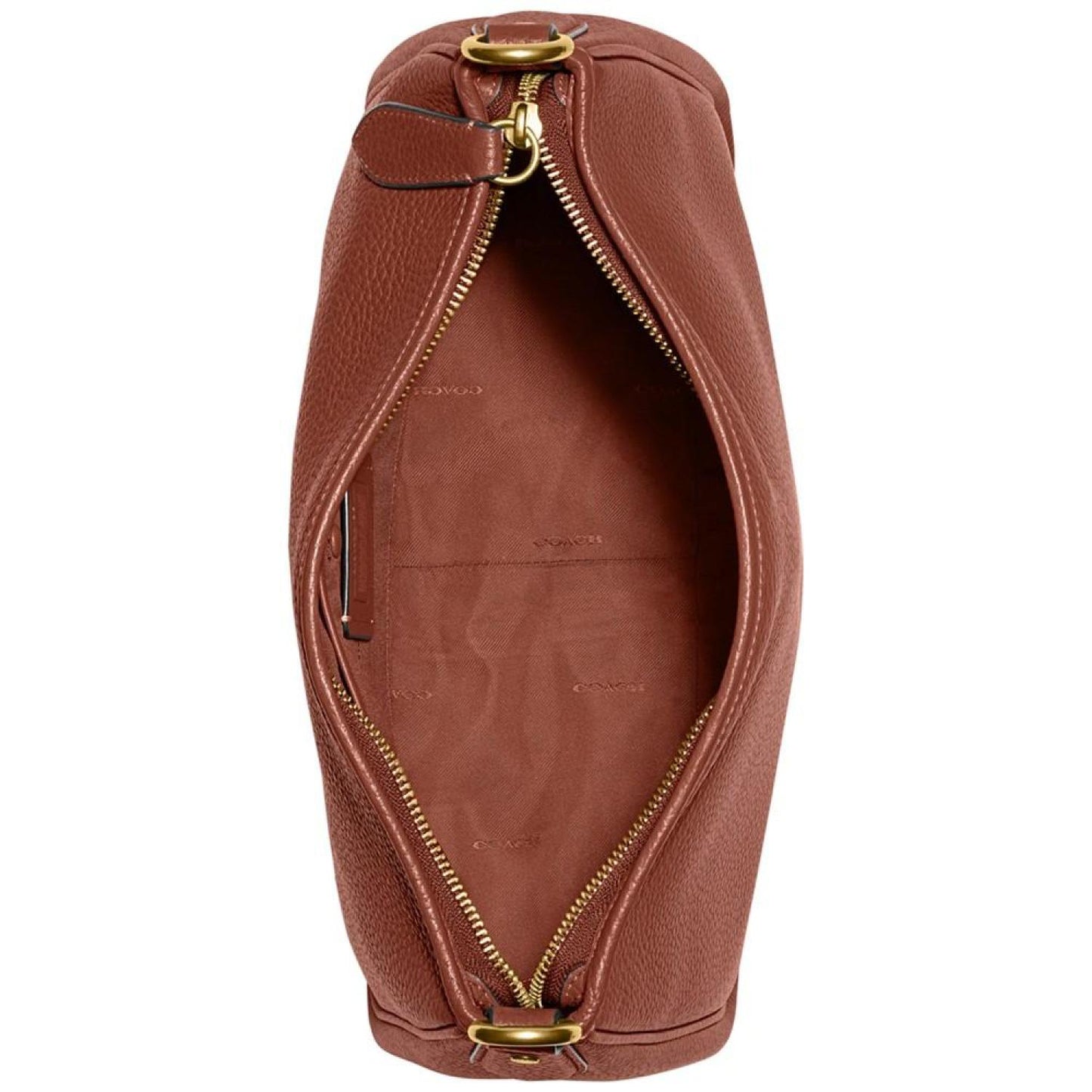 Soft Pebble Leather Cary Shoulder Bag with Convertible Straps