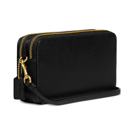 Kira Polished Pebble Leather Small Crossbody