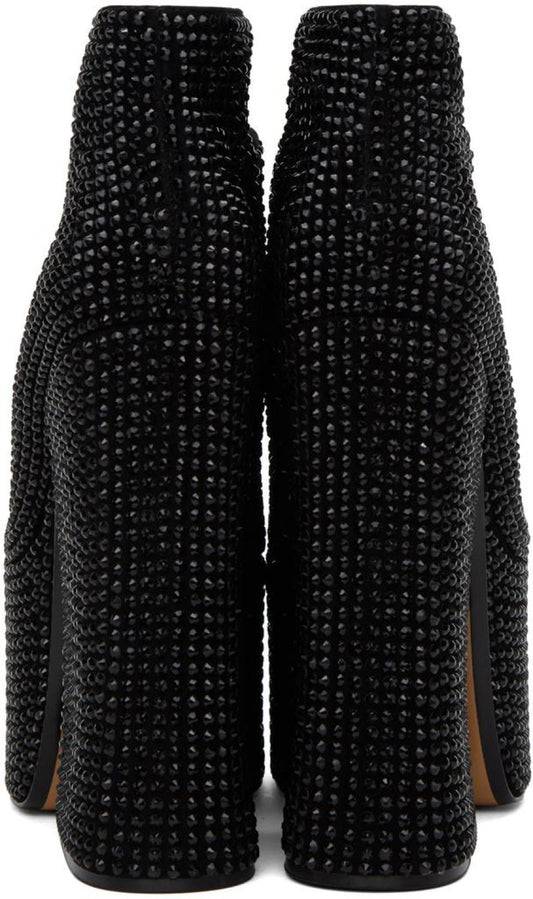 Black 'The Rhinestone Kiki' Heels