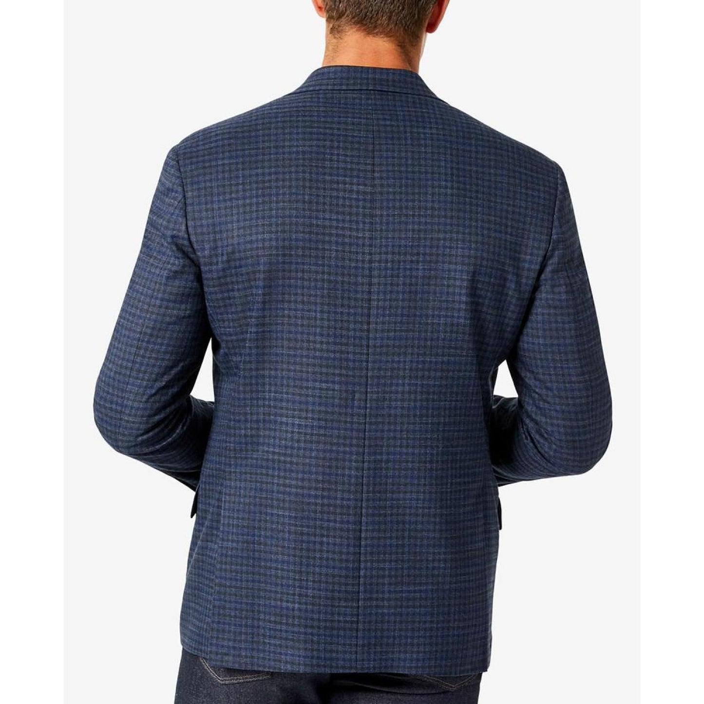 Men's Modern-Fit Pattern Check Sport Coats