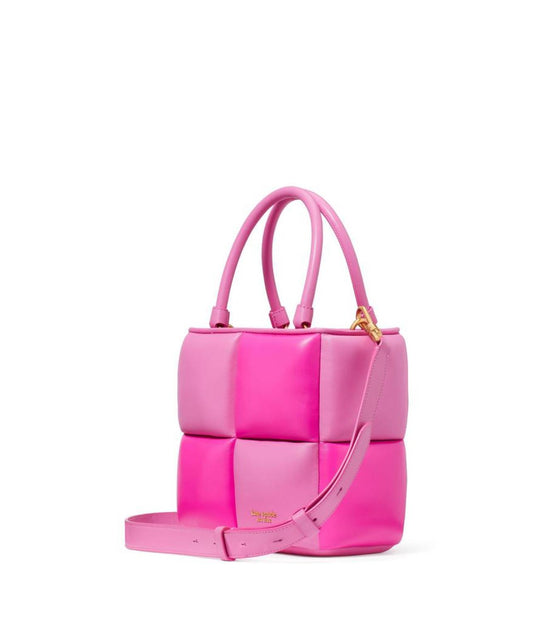 Boxxy Colorblocked Smooth Leather Tote