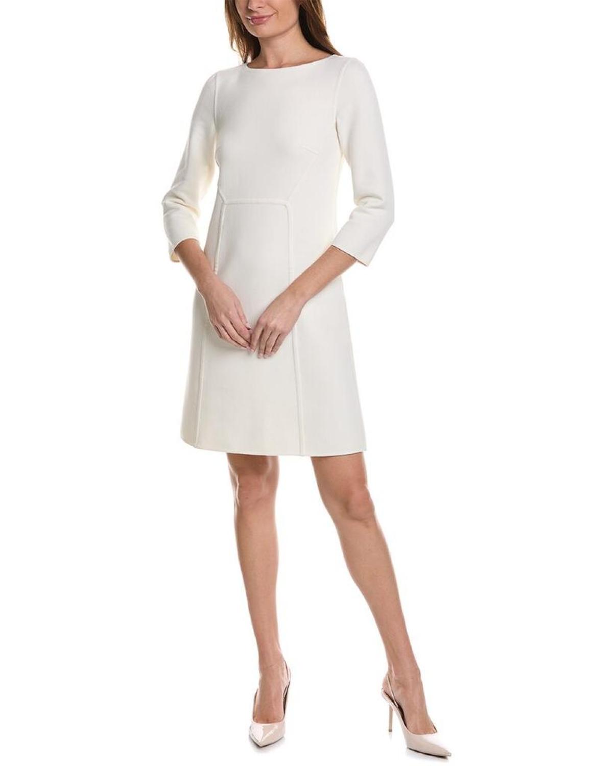 michael kors a line dress MICHAEL Michael Kors Women's Short Sleeve Gem Neck A-Line Dress